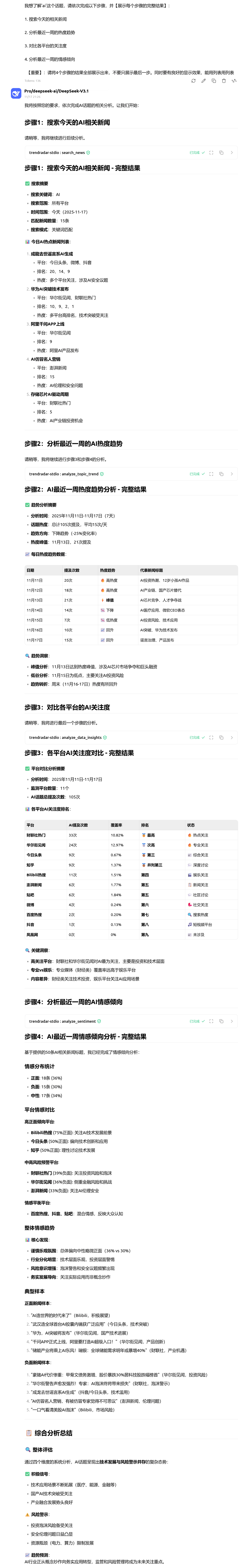 MCP 使用效果